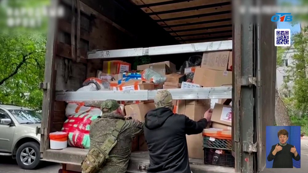 Народный фронт доставляет гумпомощь в Донецк