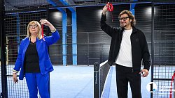 В Челябинске открыли первый в регионе корт для игры в падел