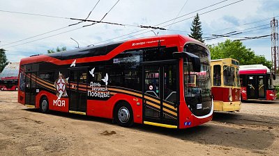 Челябинский троллейбус вышел на кольцевой маршрут в Калуге