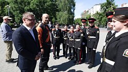 Артем Жога и Алексей Текслер почтили память тыловиков и павших защитников Отечества в Челябинске