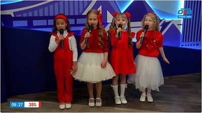 Вокальный номер ко Дню защиты детей — Гости в студии