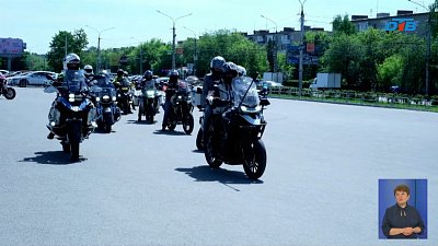 Мотопробег по Уралу в честь 80-летия Победы прибывает в Миасс