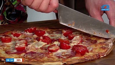 Пицца за 15 минут в рубрике «Завтрак с шеф-поваром»
