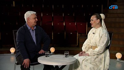 Гость программы «Хорошие песни» — руководитель ансамбля «Вольно полюшко» Антонина Винникова