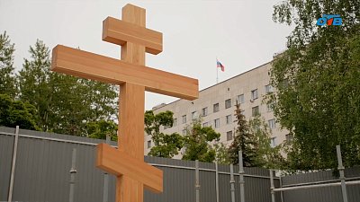 Возле больницы в Челябинске строят православный храм