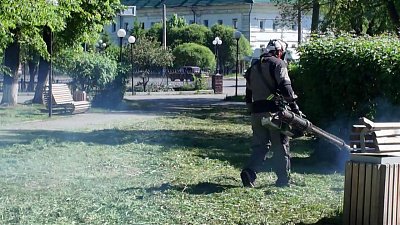 В Златоусте провели второй этап акарицидной обработки