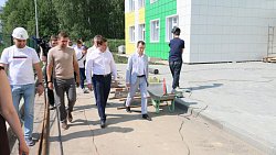 Новый детский сад в Парковом откроет свои двери к 1 сентября