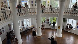 В старой «Башне» на ЧТЗ на один день открыли выставку современного искусства