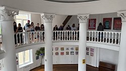 В старой «Башне» на ЧТЗ на один день открыли выставку современного искусства