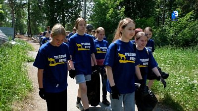 Трудовые отряды собирают миасскую молодёжь на летние субботники