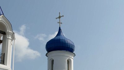 В селе Большие Харлуши освятили отреставрированный храм Покрова Пресвятой Богородицы