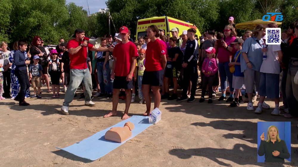 Школьники попробовали себя в роли спасателей