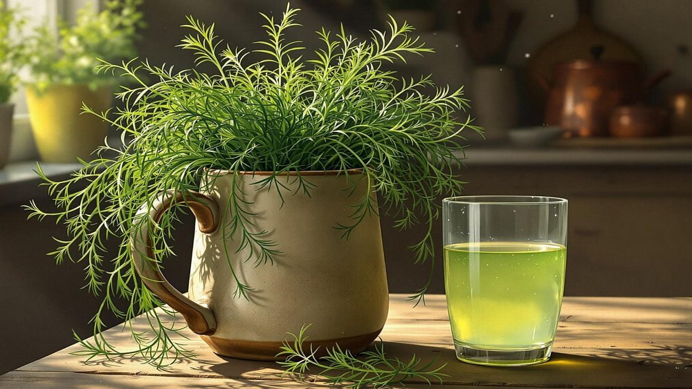 Укропная вода помогает пищеварению и нервам