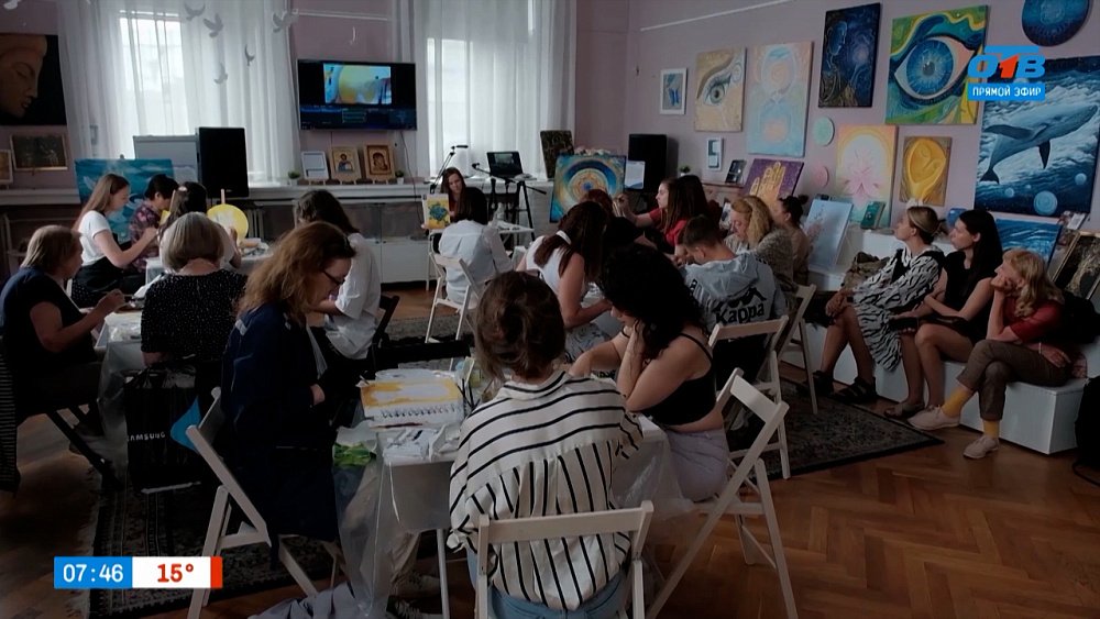 Узнаем, в какой технике рисовал Винсент Ван Гог, в сюжете «Ирисы масляной краской»