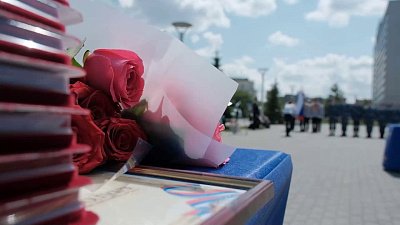 В Челябинске первокурсники академического колледжа приняли присягу