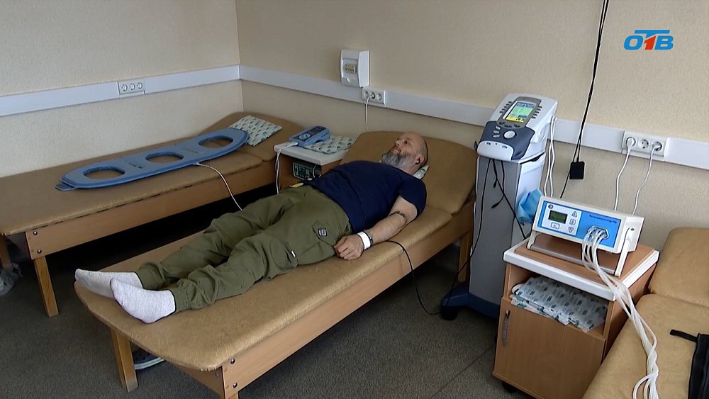 Бойцы проходят реабилитацию в ОКБ № 3