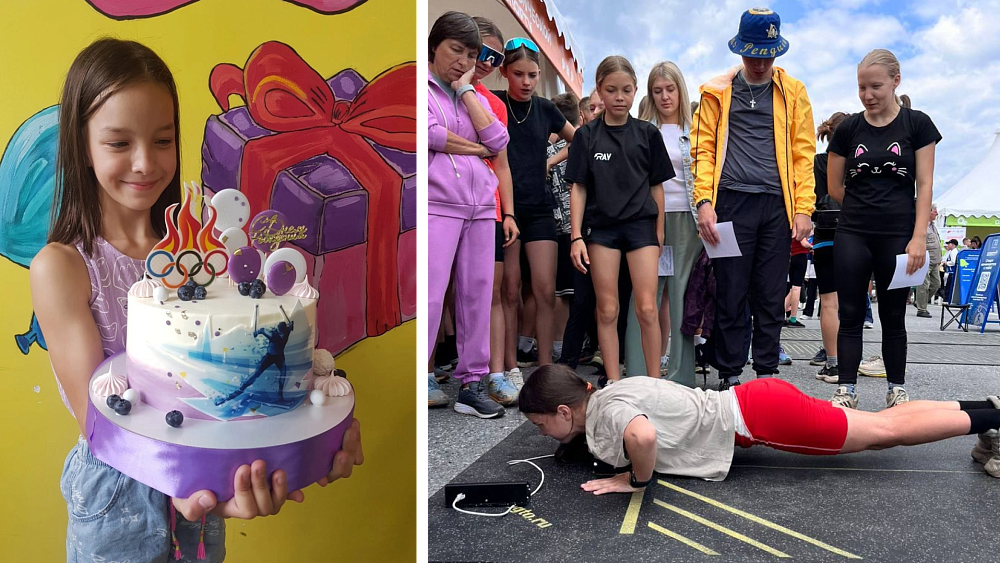 12-летняя лыжница сделала 80 отжиманий на площадке ГТО в Златоусте