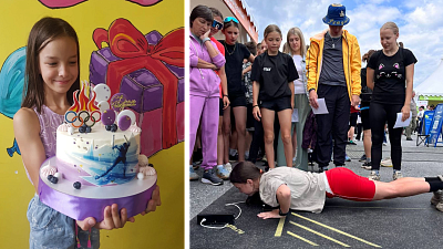 12-летняя лыжница сделала 80 отжиманий на площадке ГТО в Златоусте