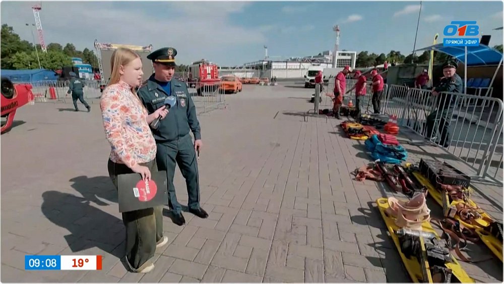 Подготовка к соревнованиям МЧС в «Прямом включении»