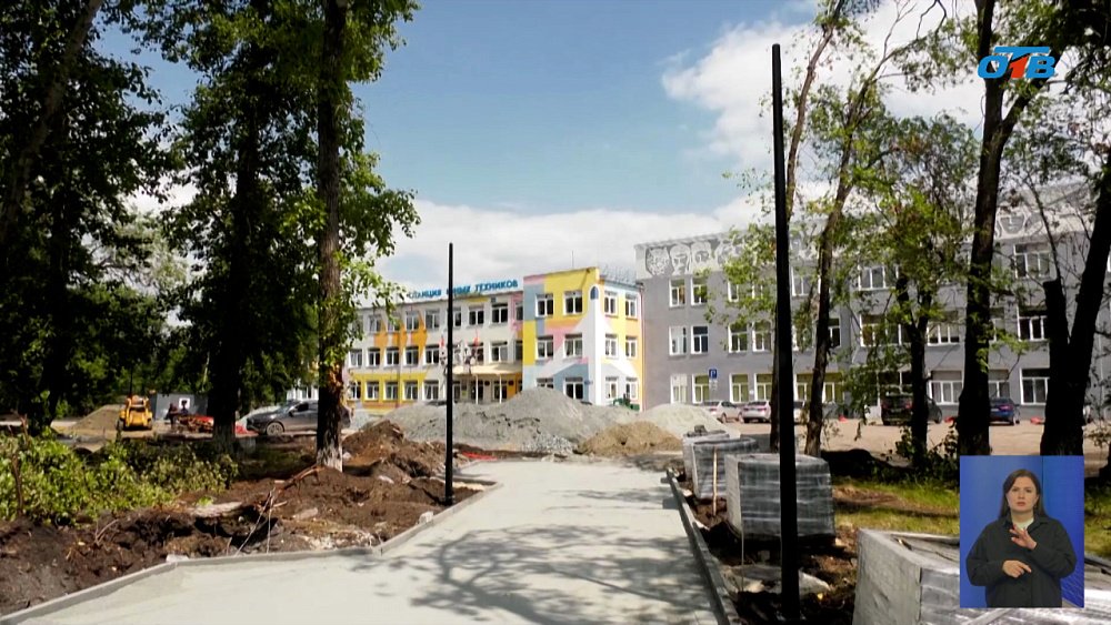 В Копейске благоустраивают новые зоны отдыха