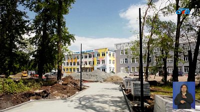 В Копейске благоустраивают новые зоны отдыха