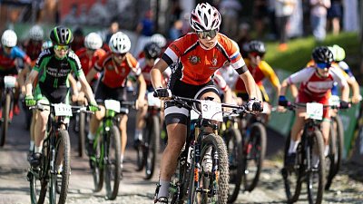 Копейские велогонщики завоевали медали чемпионата России по маунтинбайку