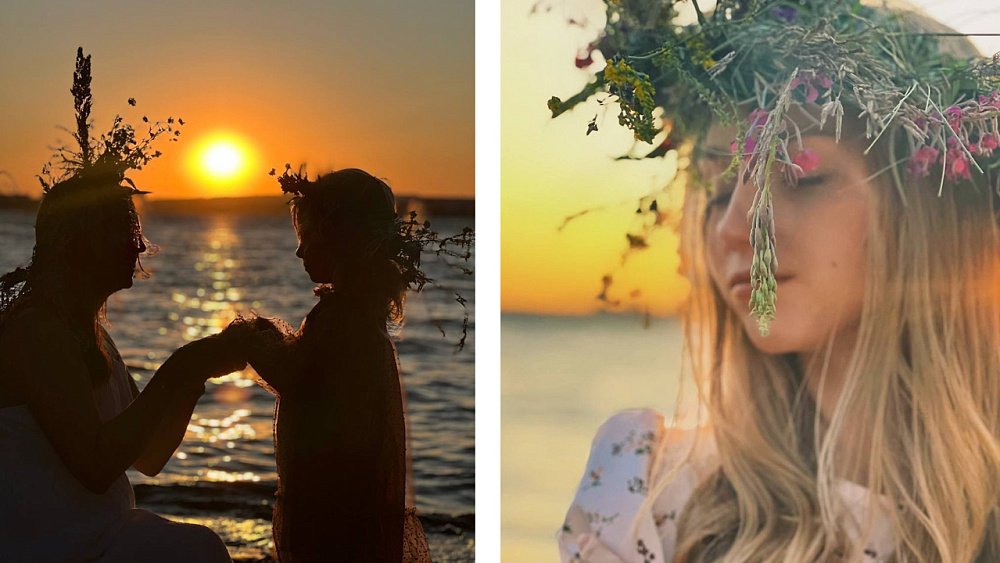 Челябинские девушки пускали венки по воде на Ивана Купалу