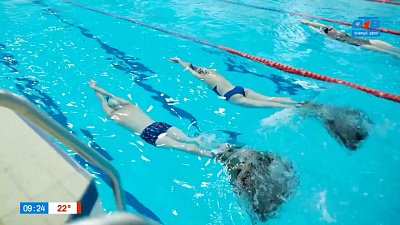 О юном пловце Денисе Ромашове в сюжете «Золото на Первенстве мира»