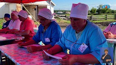 В Чебаркуле прошли соревнования среди дояров и доярок