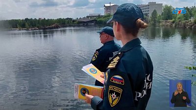 В Челябинске спасатели провели рейд по Изумрудному карьеру