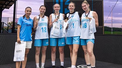 Челябинская команда «Позитив» завоевала бронзу на первенстве России по баскетболу 3×3