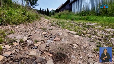 В частном секторе Златоуста отсыпают дороги