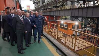 ММК представил Владимиру Путину новую коксовую батарею № 12