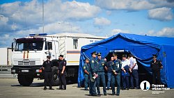 На трассе М-5 под Челябинском прошли учения по ликвидации последствий крупного ДТП