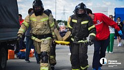 На трассе М-5 под Челябинском прошли учения по ликвидации последствий крупного ДТП