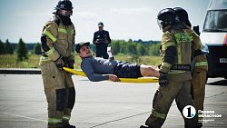 На трассе М-5 под Челябинском прошли учения по ликвидации последствий крупного ДТП