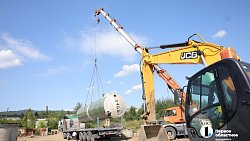 В миасском поселке Хребет стартовали работы по обновлению очистных сооружений