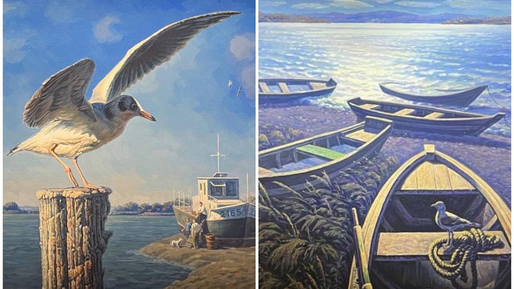 «Путь к горизонтам»: в Челябинске открылась выставка Анатолия Костюка