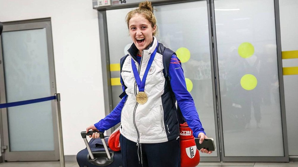 В Челябинске встретили новую чемпионку Европы по боксу