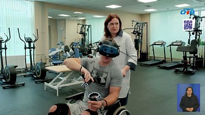 Ветеран СВО учится заново ходить