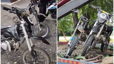 У подростков на ЧМЗ изъяли питбайки