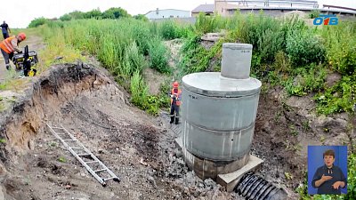 В Копейске заканчивают ремонт канализационного коллектора