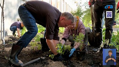 В Челябинске появилась «‎клумба добра»