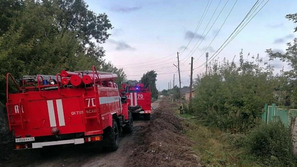 В селе Октябрьском на пожаре погибла женщина