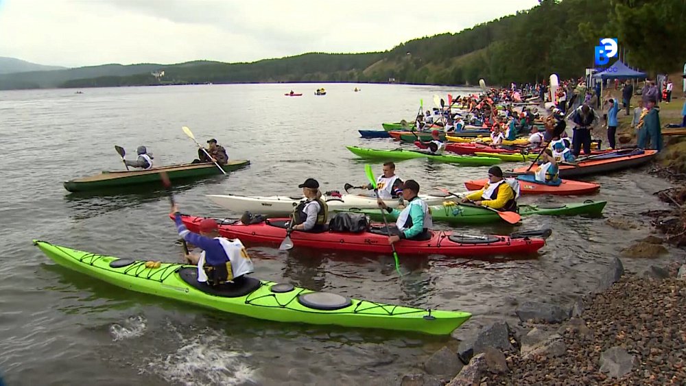 На Тургояке прошел гребной марафон «Жемчужный»
