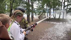 Почти 200 школьников прошли курс профориентации в палаточном лагере