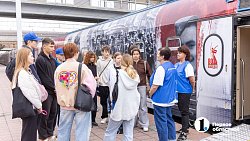 В Челябинск прибыл интерактивный музей «Поезд Победы»