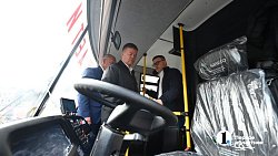 Более 40 новых школьных автобусов отправилось в муниципалитеты Челябинской области