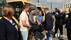 Более 40 новых школьных автобусов отправилось в муниципалитеты Челябинской области