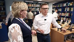 Библиотека Октябрьского округа после ремонта стала доступна для людей с ОВЗ